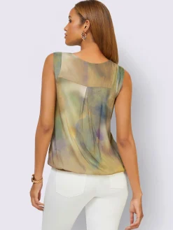 Creation L Débardeurs|T-Shirts<Débardeur ourlet élastique flatteur