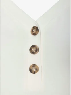 LASCANA T-Shirts|Débardeurs<Débardeur patte de boutonnage décorative avec boutons imitation corne