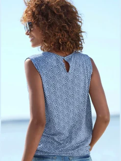 LASCANA Débardeurs|T-Shirts<Débardeur épaules légèrement froncées