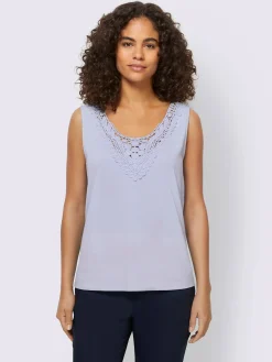 Linea Tesini Débardeurs|T-Shirts<Débardeur pur coton