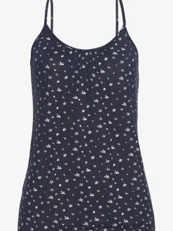 LASCANA T-Shirts<Débardeur spaghetti encolure froncée