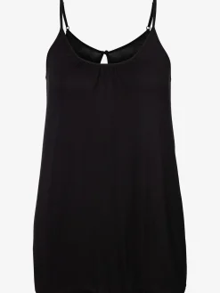 LASCANA T-Shirts<Débardeur spaghetti encolure froncée