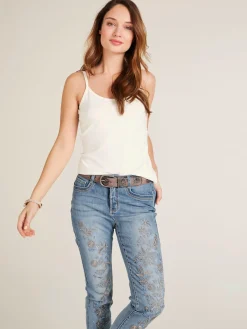 Linea Tesini T-Shirts|Débardeurs<Débardeur spaghetti facile à associer