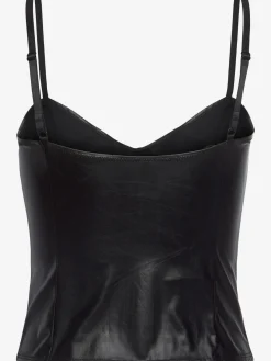 LASCANA T-Shirts<Débardeur spaghetti haut légèrement brillant avec encolure en v