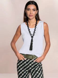 Rick Cardona Débardeurs|T-Shirts<Débardeur superbe qualité légèrement brillante