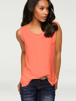 Linea Tesini Débardeurs|T-Shirts<Débardeur viscose