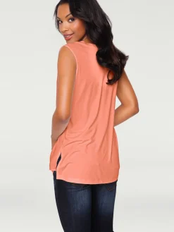 Linea Tesini Débardeurs|T-Shirts<Débardeur viscose