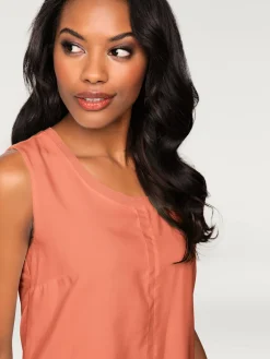 Linea Tesini Débardeurs|T-Shirts<Débardeur viscose