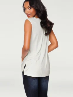 Linea Tesini Débardeurs|T-Shirts<Débardeur viscose