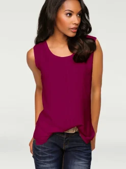 Linea Tesini Débardeurs|T-Shirts<Débardeur viscose