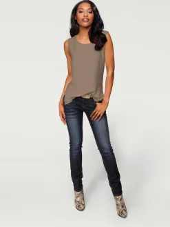 Linea Tesini Débardeurs|T-Shirts<Débardeur viscose