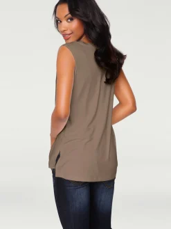 Linea Tesini Débardeurs|T-Shirts<Débardeur viscose