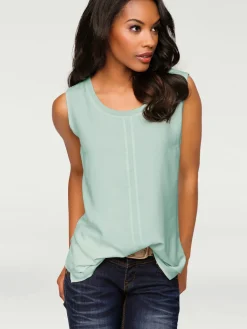 Linea Tesini Débardeurs|T-Shirts<Débardeur viscose