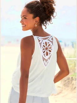 Vivance T-Shirts|Débardeurs<Debardeur bretelles spaghetti estivales