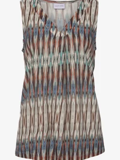 Vivance T-Shirts|Débardeurs<Debardeur col v à bordure