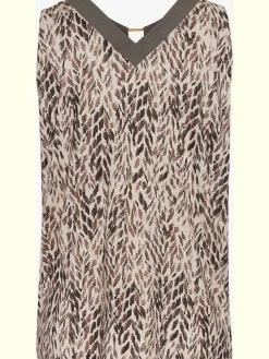 LASCANA Débardeurs|T-Shirts<Debardeur encolure ronde avec détails contrastés et accessoire décoratif sur la découpe