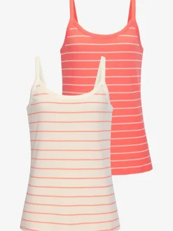 Vivance Débardeurs|T-Shirts<Debardeur rayures structurées