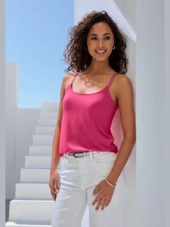 Vivance T-Shirts|Débardeurs<Debardeur superbes bretelles brillantes décoratives