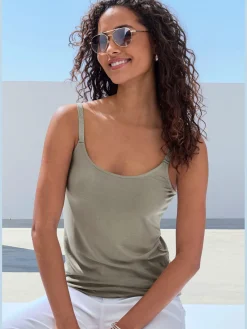 Vivance T-Shirts|Débardeurs<Debardeur superbes bretelles brillantes décoratives