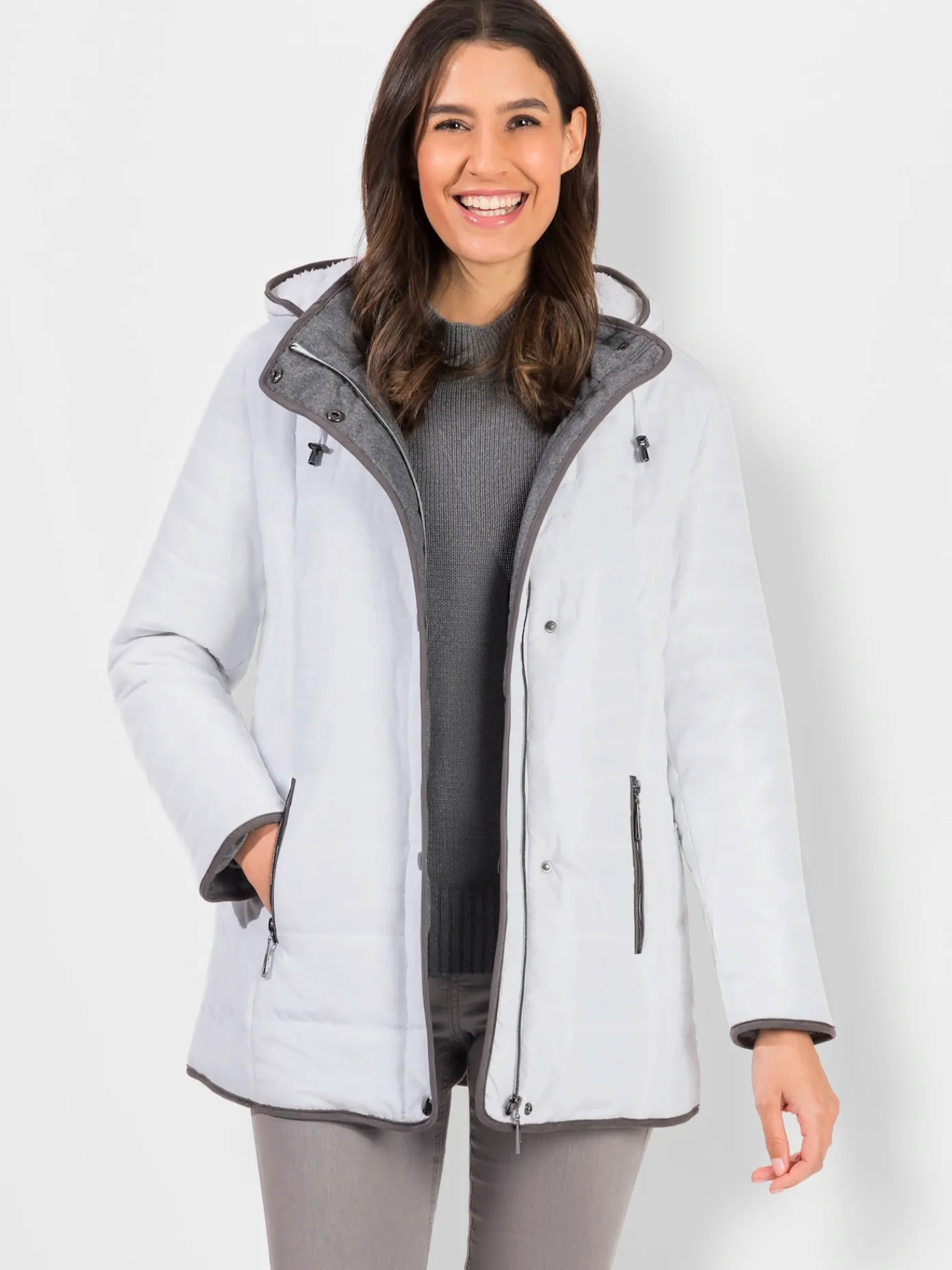 Vestes<Doudoune capuche amovible