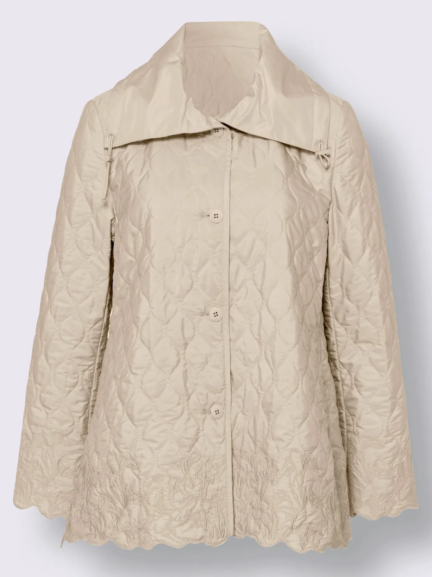 Linea Tesini Vestes<Doudoune jolie broderie à fleurs