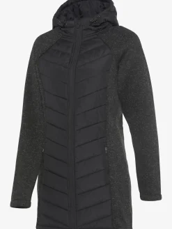 Vivance Vestes<Doudoune manteau matelassé avec tricot polaire doux aux manches