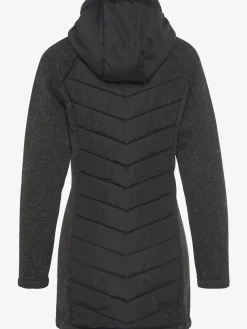Vivance Vestes<Doudoune manteau matelassé avec tricot polaire doux aux manches