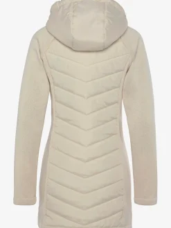 Vivance Vestes<Doudoune manteau matelassé avec tricot polaire doux aux manches