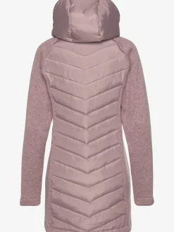 Vivance Vestes<Doudoune manteau matelassé avec tricot polaire doux aux manches