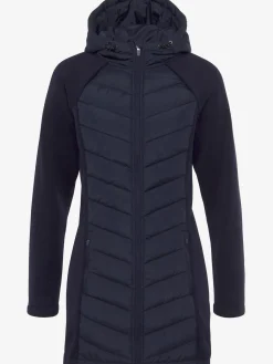 Vivance Vestes<Doudoune manteau matelassé avec tricot polaire doux aux manches
