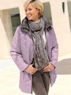 Vestes<Doudoune matelassée col montant capuche amovible