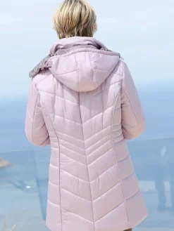 Vestes<Doudoune matelassée col montant capuche amovible