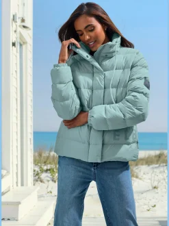 Elbsand Vestes<Doudoune veste matelassée à col montant avec cordon pour régler la largeur