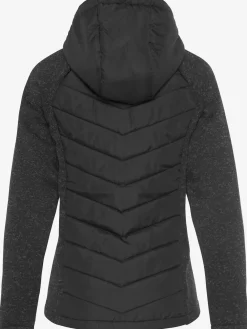 Vivance Vestes<Doudoune veste matelassée en tricot polaire doux aux manches