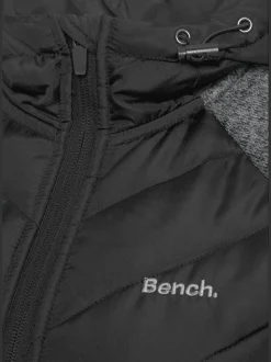 Vivance Vestes<Doudoune veste matelassée en tricot polaire doux aux manches