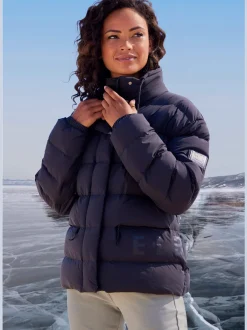 Elbsand Vestes<Doudoune veste matelassée doublée avec col réglable