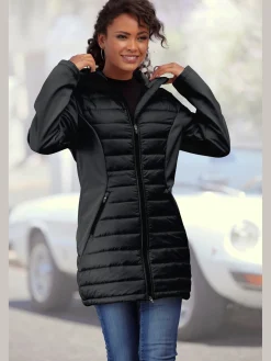 Vivance active Vestes<Doudoune veste matelassée avec manches softshell et empiècements