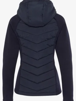 Vivance Vestes<Doudoune veste matelassée en tricot polaire doux aux manches