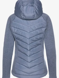 Vivance Vestes<Doudoune veste matelassée en tricot polaire doux aux manches