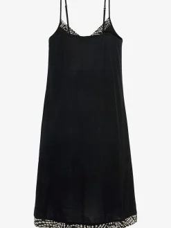 LASCANA Nuisettes<Déshabillé court avec bordure contrastée à motifs sur l'encolure en v