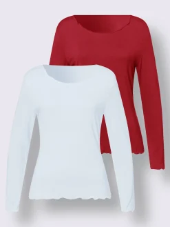 Linea Tesini T-Shirts<Ensemble t-shirts qualité viscose douce