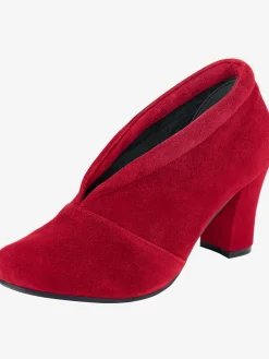 Escarpins<Escarpins cuir velours de chèvre