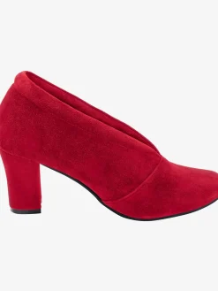 Escarpins<Escarpins cuir velours de chèvre