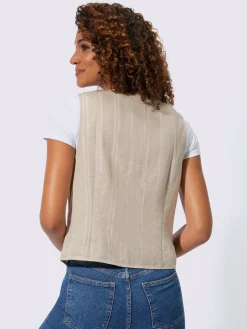 Vestes<Gilet 20% lin