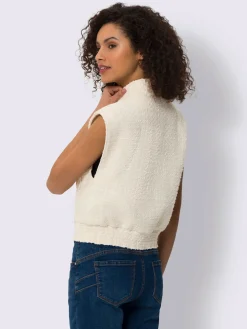 Linea Tesini Vestes<Gilet aspect bouclé élégant