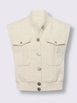 Linea Tesini Vestes<Gilet aspect bouclé élégant