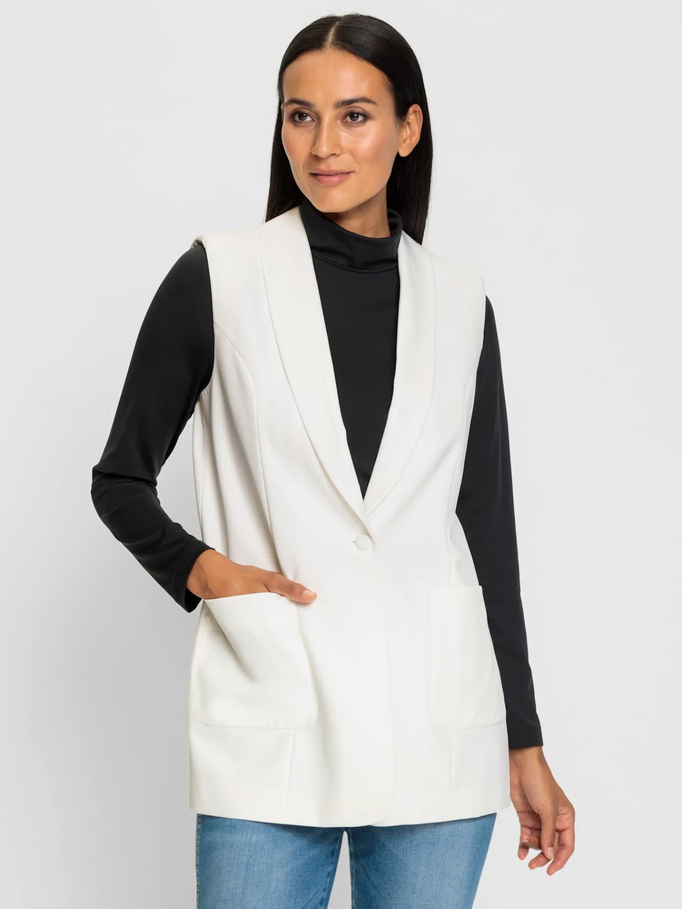 Rick Cardona Tailleurs|Blazers<Gilet blazer coupe droite