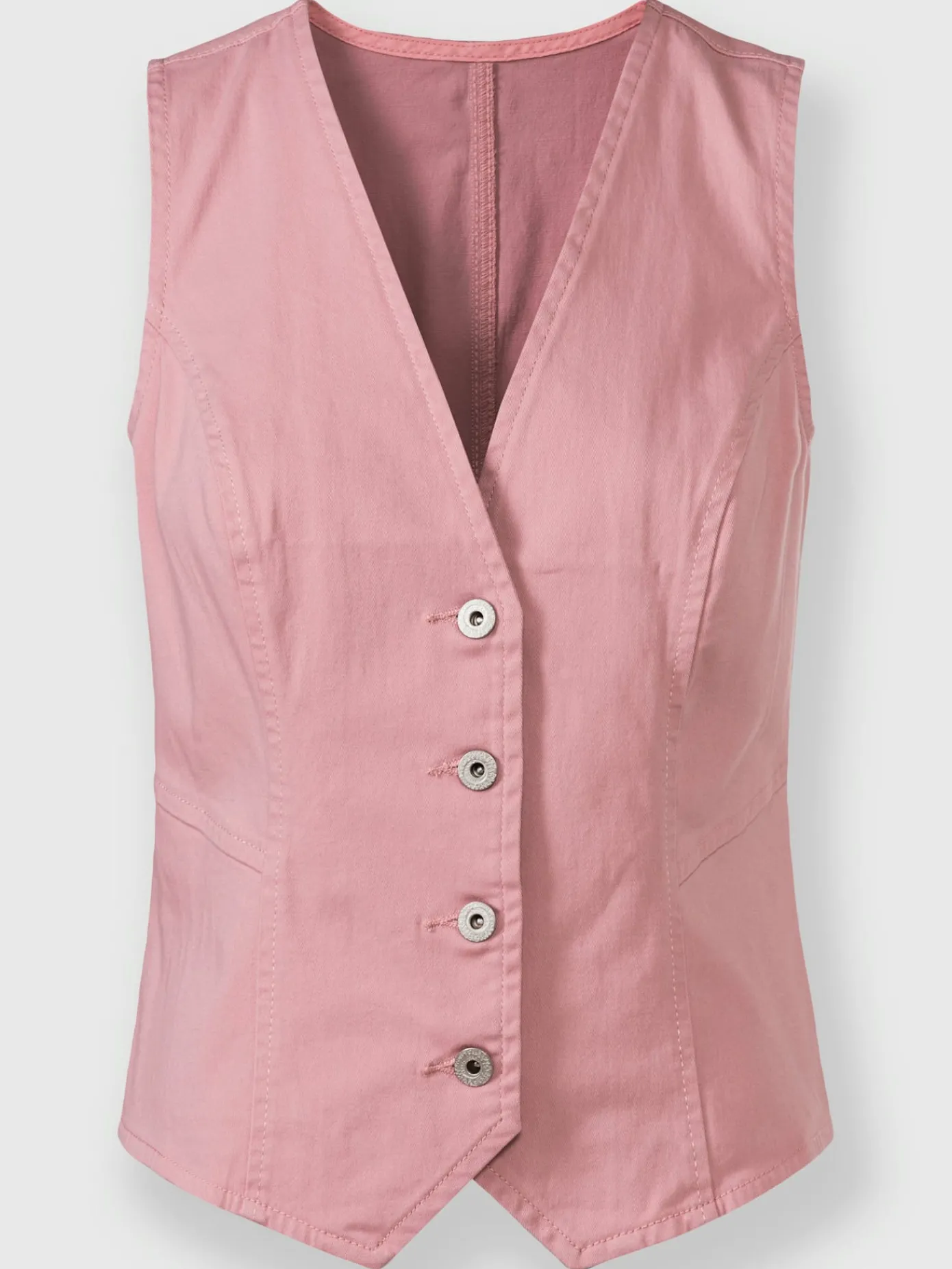 Vestes<Gilet en jean pourcentage de coton élevé