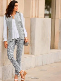 Vestes<Gilet en jean qualité coton doux sur la peau