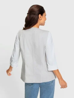 Vestes<Gilet en jean qualité coton doux sur la peau